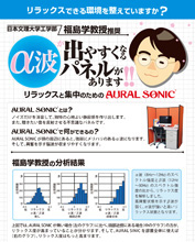 α波が出やすくなるパネル
